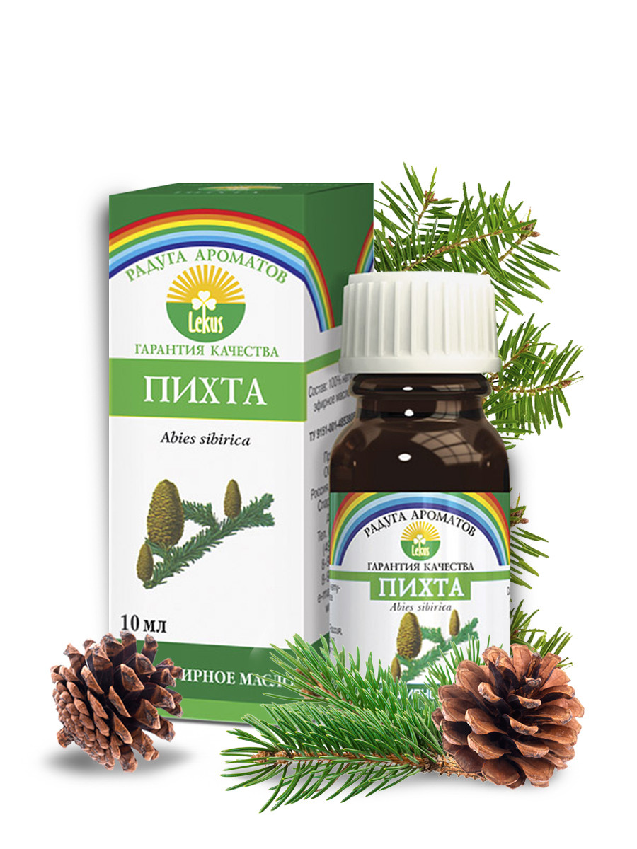 Эфирное масло "Пихта", флакон-капельница, 25 мл, Радуга ароматов