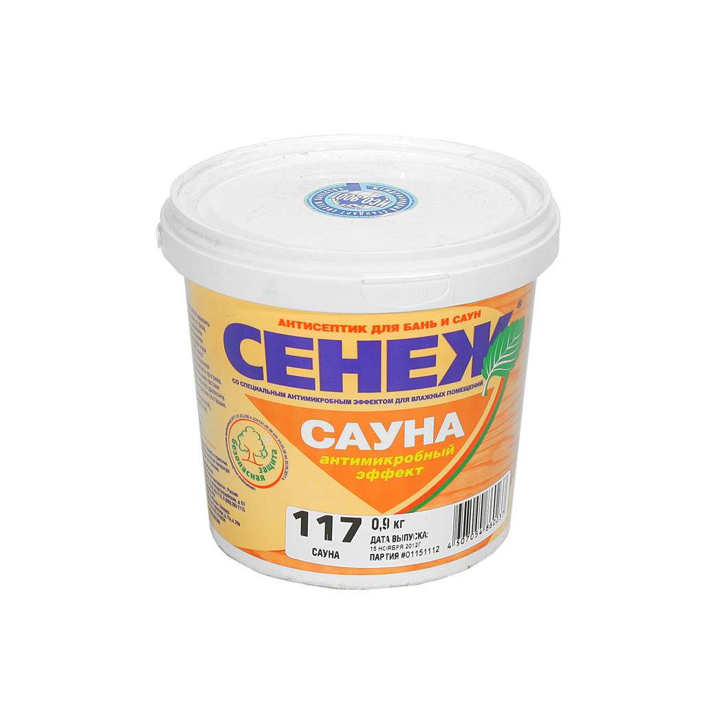 Антисептик для бани Сенеж Сауна 117 0.9 кг