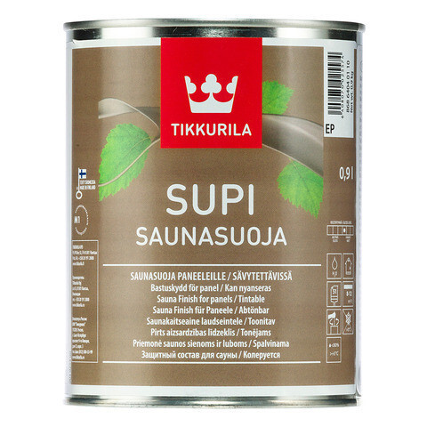 Антисептик для бань и саун Tikkurila Supi Saunasuoja 0.9 л